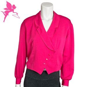 VINTAGE 1980s Coco Statement Cropped Jacket